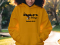 On Eagle's Wings Black - Bella + Canvas 3719 Unisex Poly-Cotton Fleece Pullover Hoodie