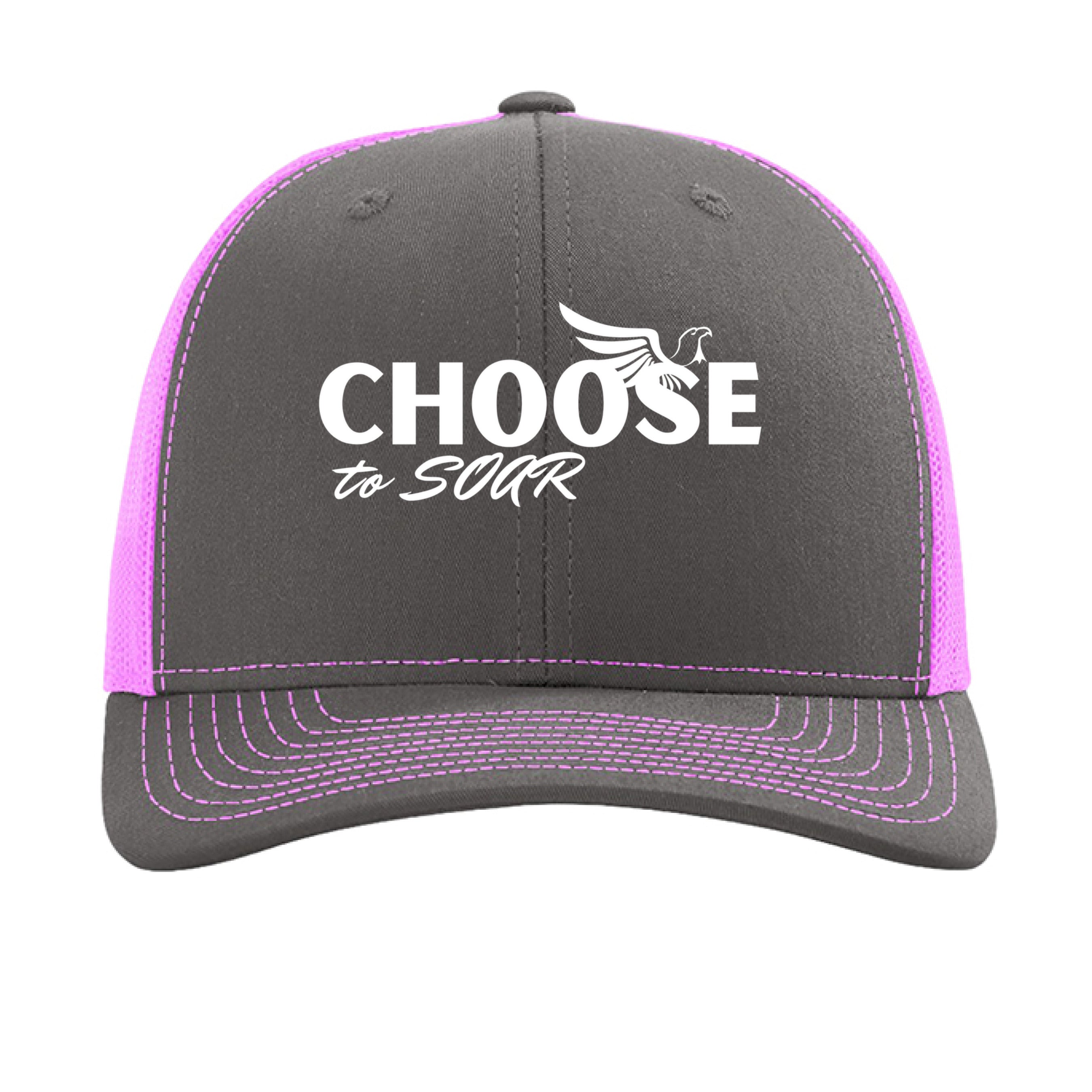 Charcoal/ Neon Pink - FRONT