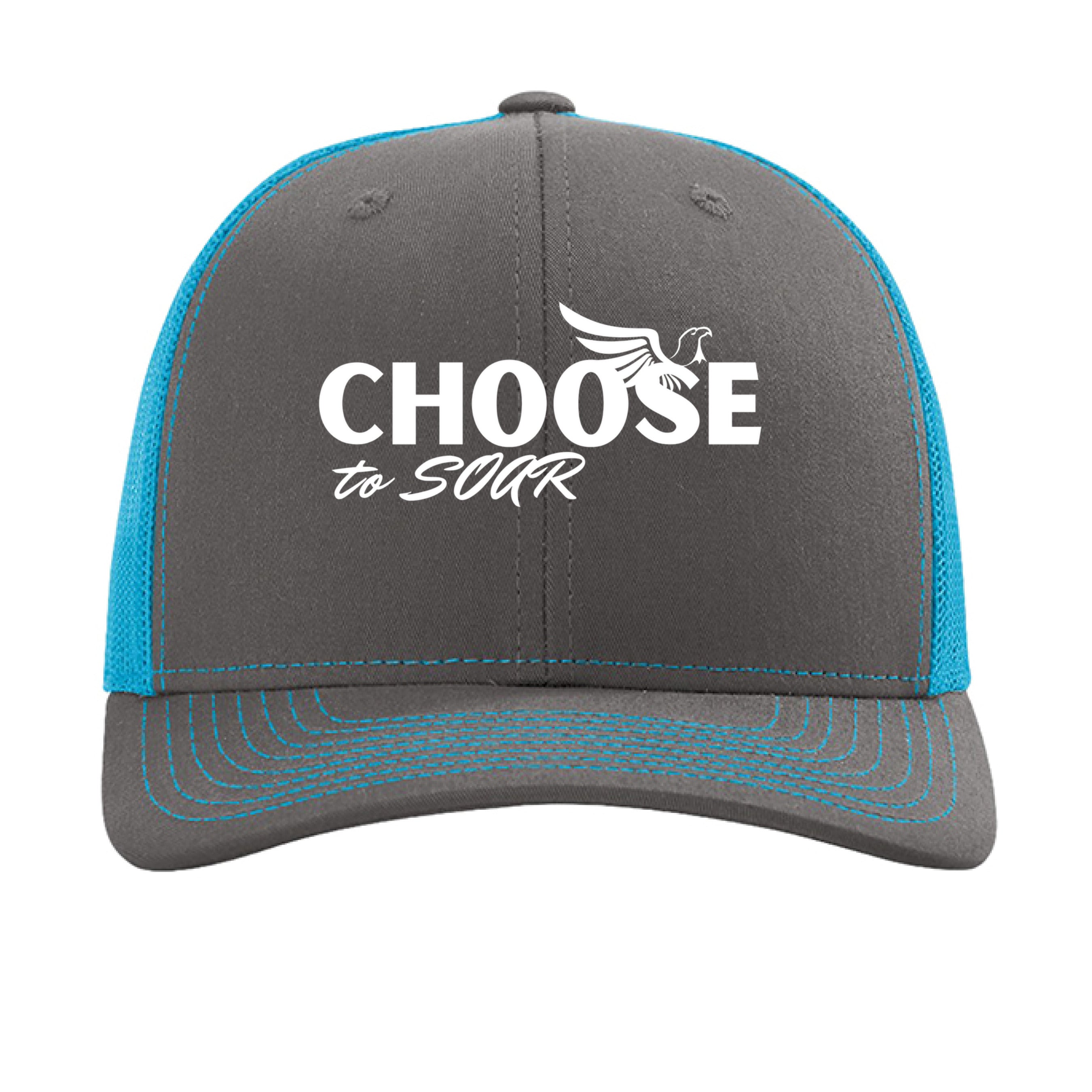 Charcoal/ Neon Blue - FRONT