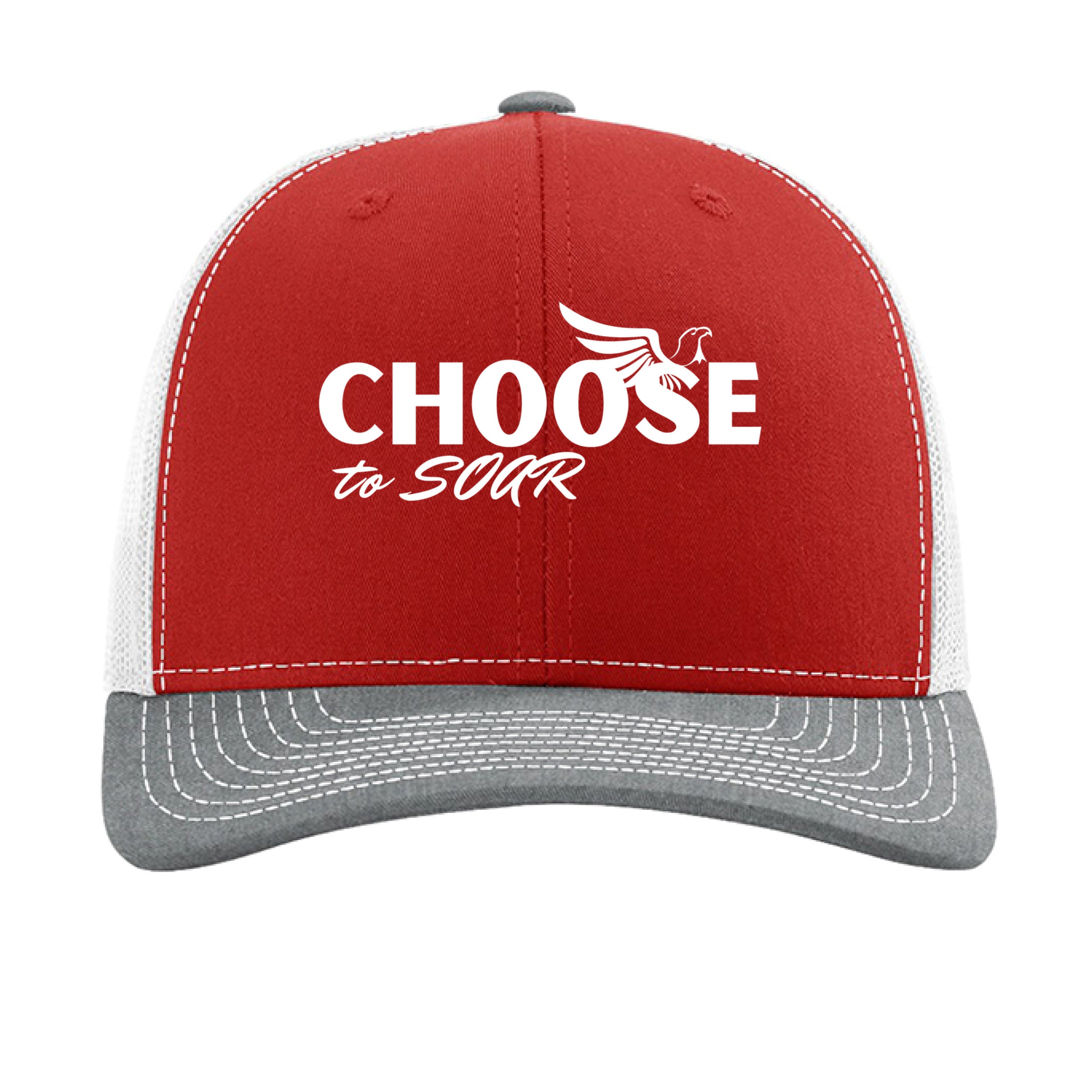 Red/ White/ Heather Grey - FRONT